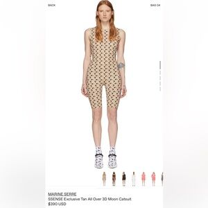 Marine Serre x SSENSE Exclusive moon catsuit